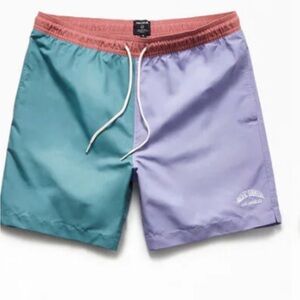 Pacsun Recycled Colorblock 17" Swim Trunks